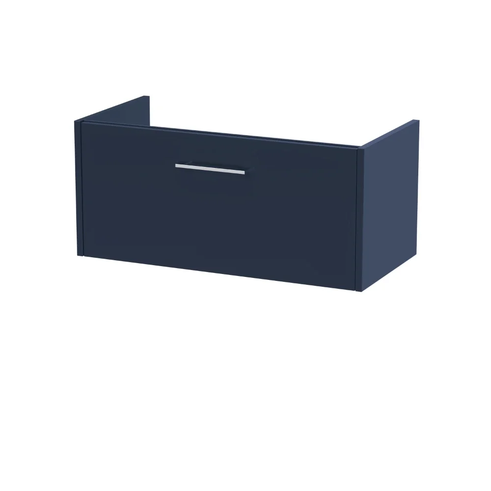 Hudson Reed Juno 800 Blue Wall Hung Vanity Unit