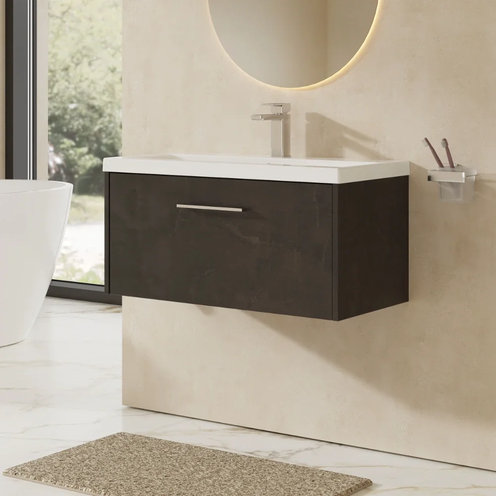 Hudson Reed Juno 800 Slate Wall Hung Vanity Unit