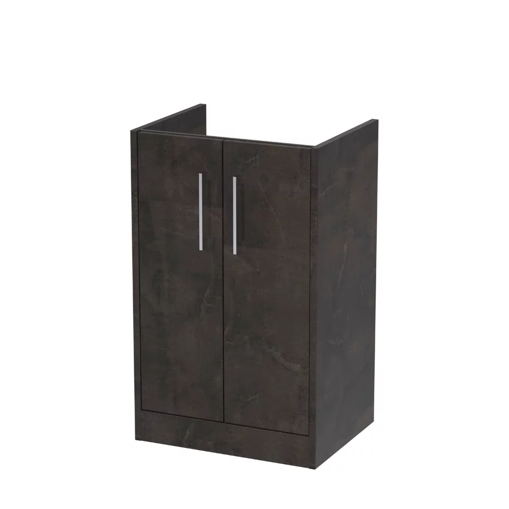 Hudson Reed Juno Slate 2 Door Floor Standing Vanity Unit
