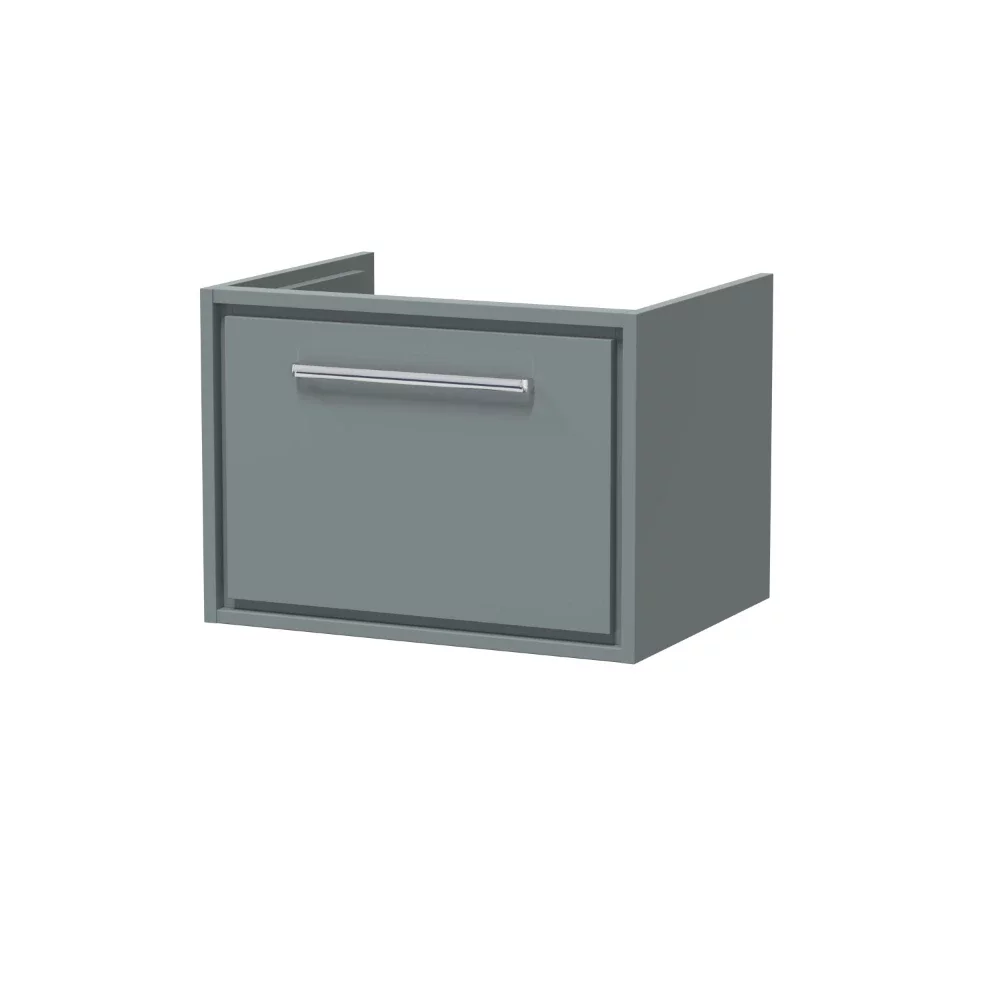 Hudson Reed Lille 600 Coastal Grey Wall Hung Vanity Unit