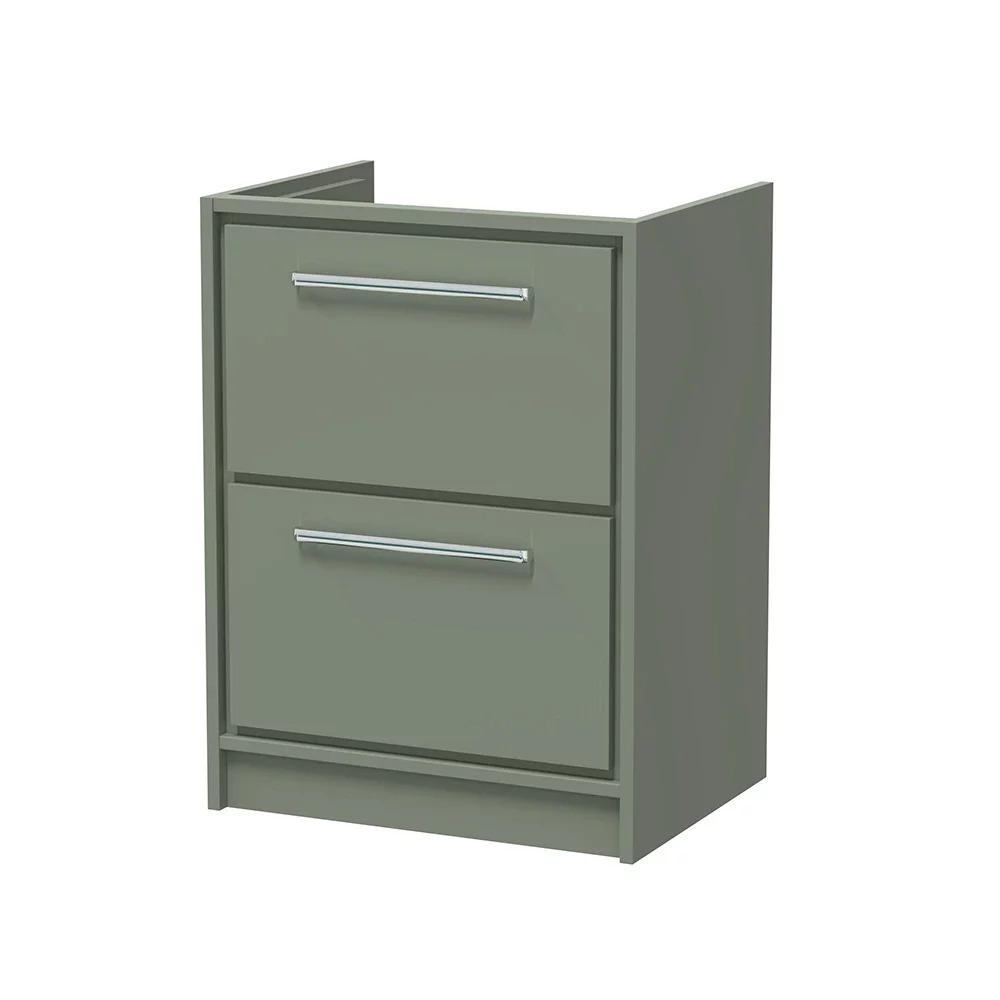 Hudson Reed Lille 600 Fern Green Floor Standing Vanity Unit