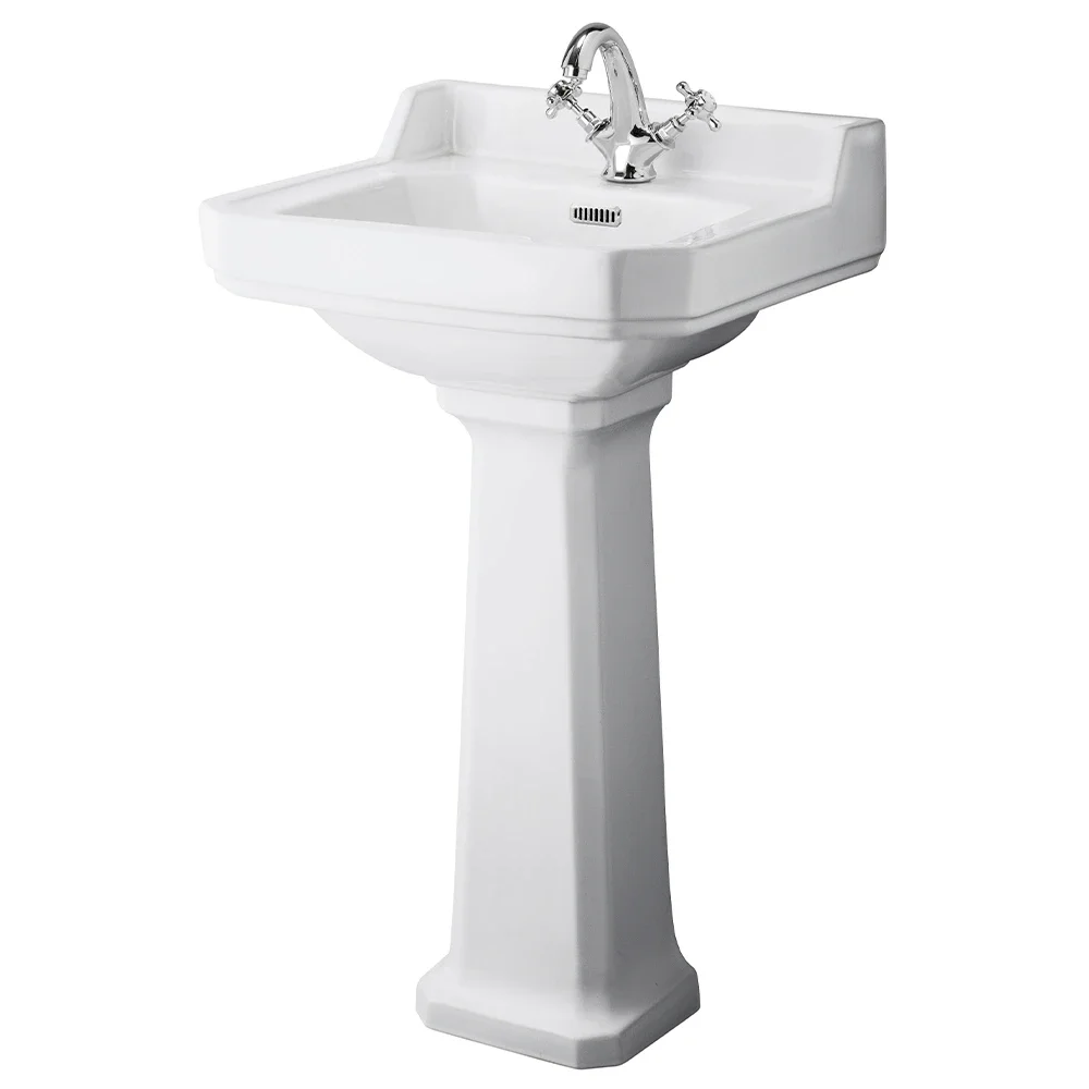 Hudson Reed Richmond Traditional 500 Comfort Height Basin & Pedestal