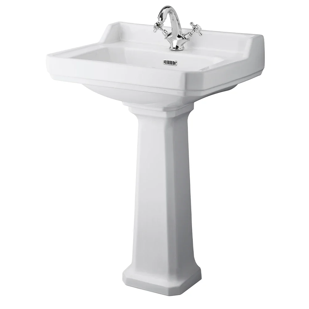 Hudson Reed Richmond Traditional 600 Comfort Height Basin & Pedestal