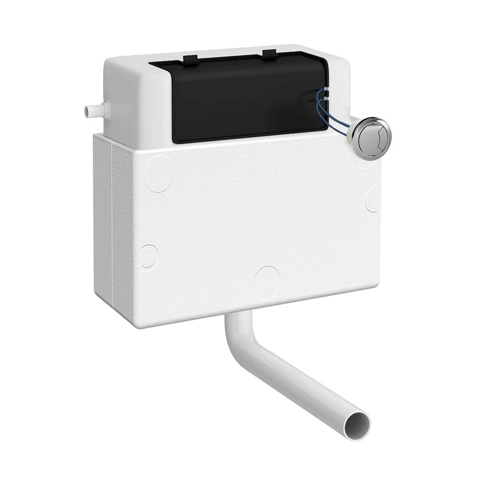 Hudson Reed White Dual-Flush Concealed Cistern