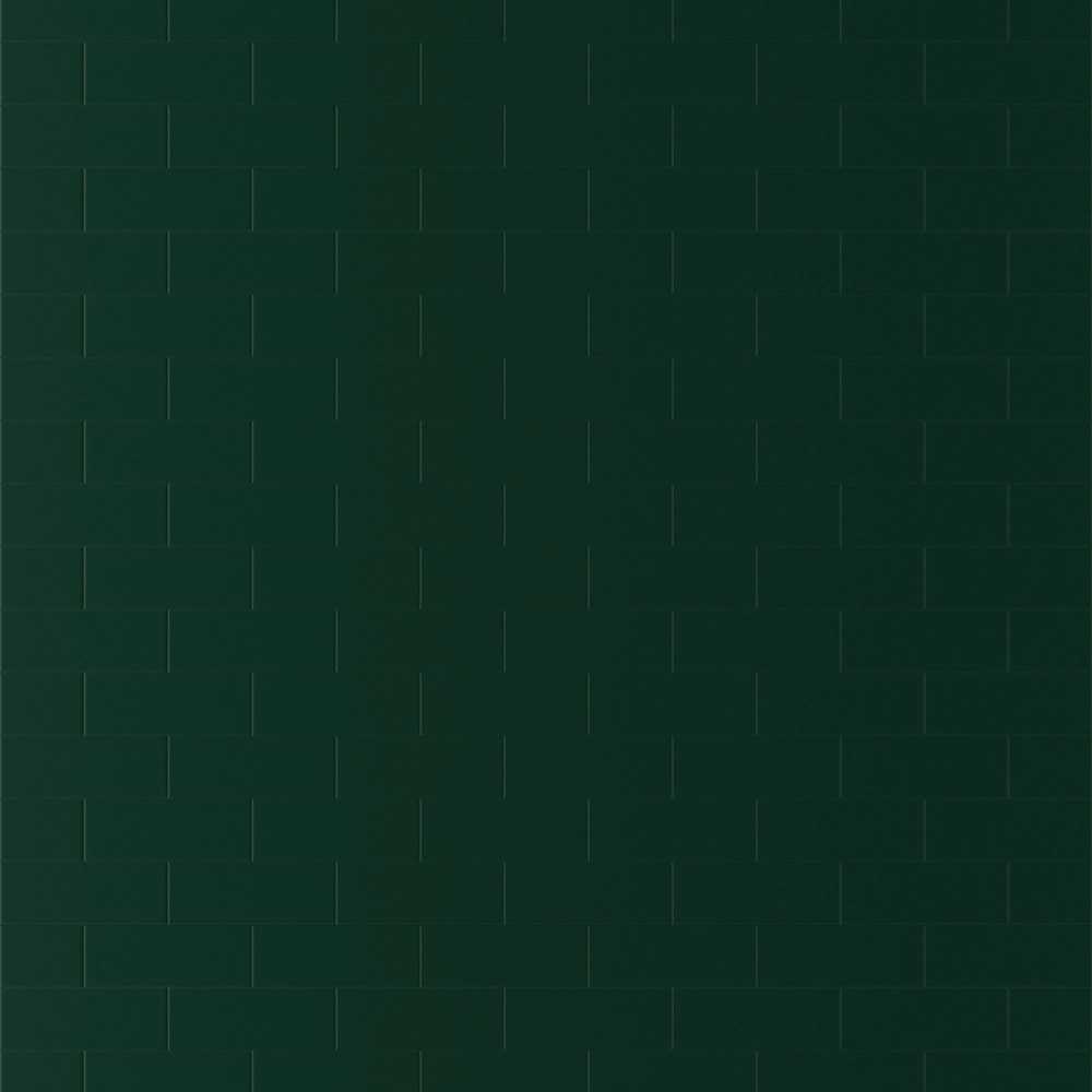 Hunter Green Showerwall Compact Tile Effect Wall Panel - 1220 x 2400mm