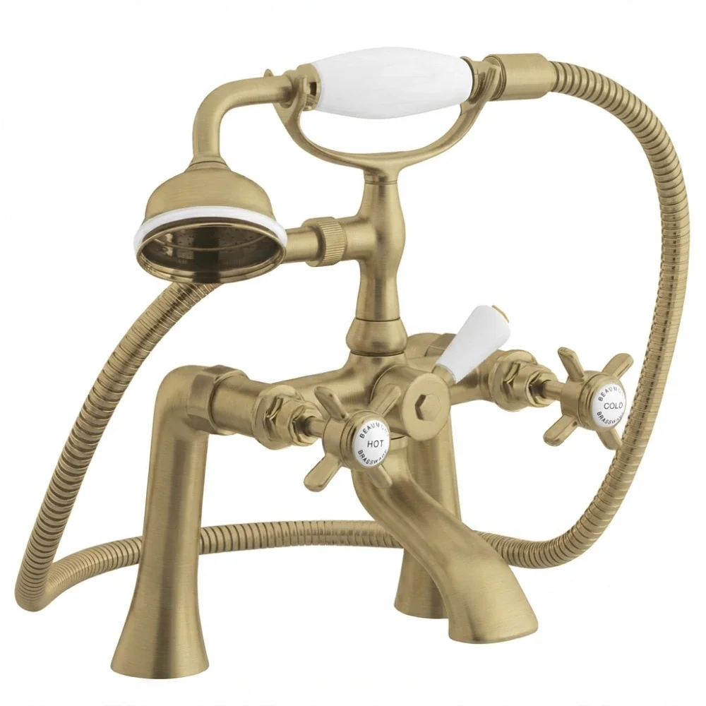 nuie Beaumont Brass 1/2" Bath Shower Mixer