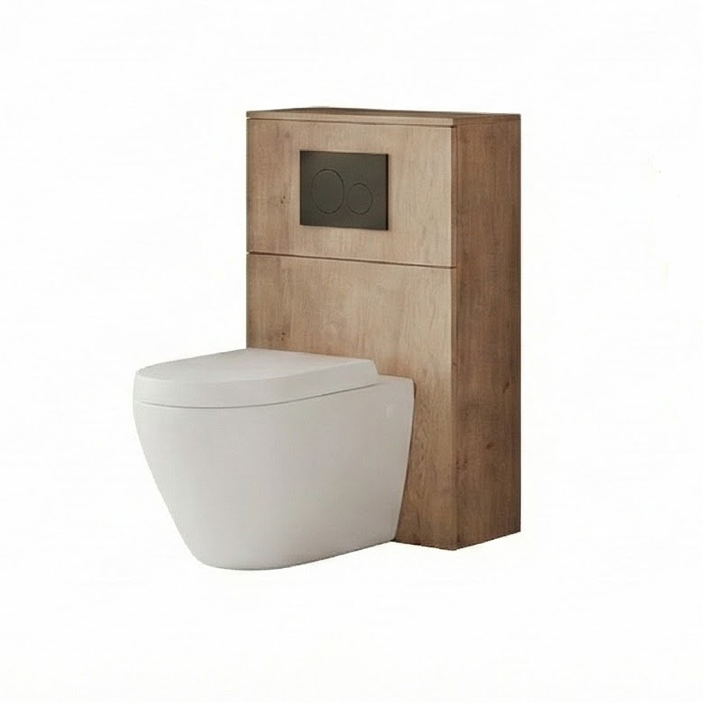 Icarus Natural Oak 600mm Toilet Unit