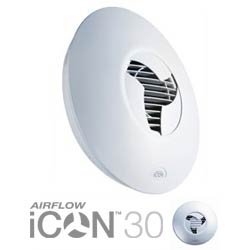 Airflow Icon Eco 30S Low Voltage Extractor Fan White