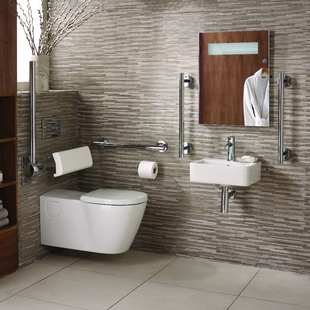 Ideal Standard Concept Freedom 400mm Doc M Bathroom Pack & Wall Hung Toilet