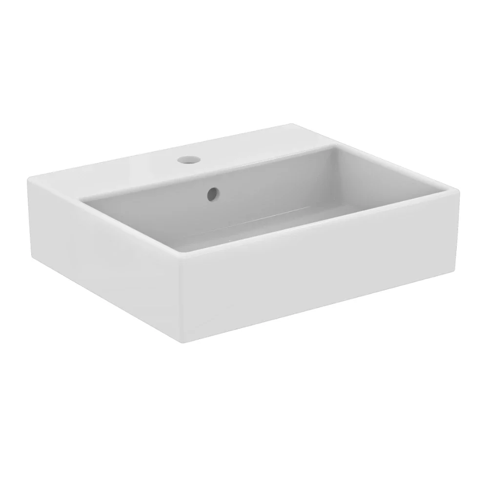 Ideal Standard i.life B Quandra 500mm Rectangular Vessel Basin