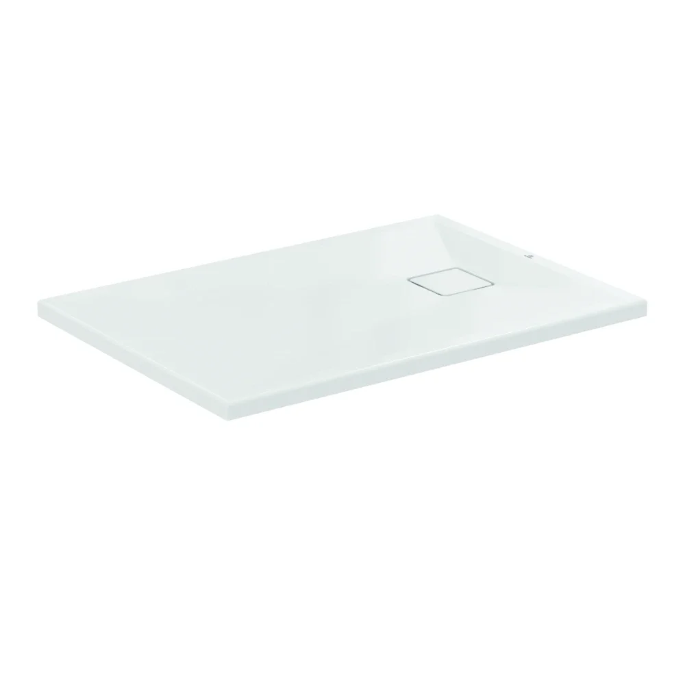 Ideal Standard Ultra Flat Evo 1000 x 700mm Glossy White Rectangle Shower Tray