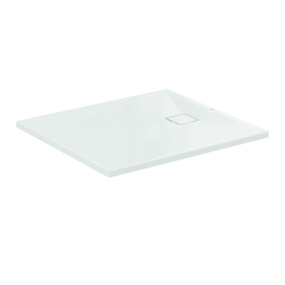 Ideal Standard Ultra Flat Evo 1000 x 900mm Glossy White Rectangle Shower Tray