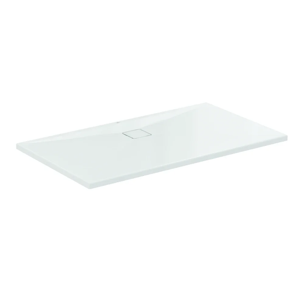 Ideal Standard Ultra Flat Evo 1400 x 800mm Glossy White Rectangle Shower Tray