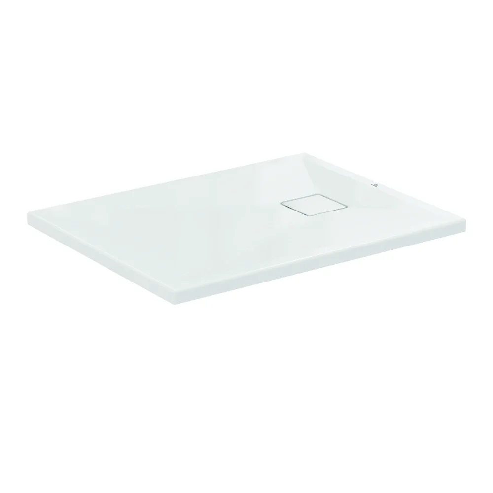 Ideal Standard Ultra Flat Evo 900 x 700mm Glossy White Rectangle Shower Tray
