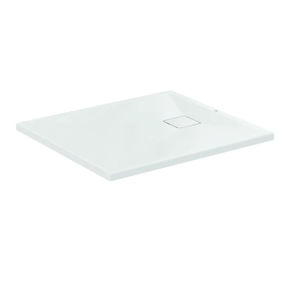 Ideal Standard Ultra Flat Evo 900 x 800mm Glossy White Rectangle Shower Tray