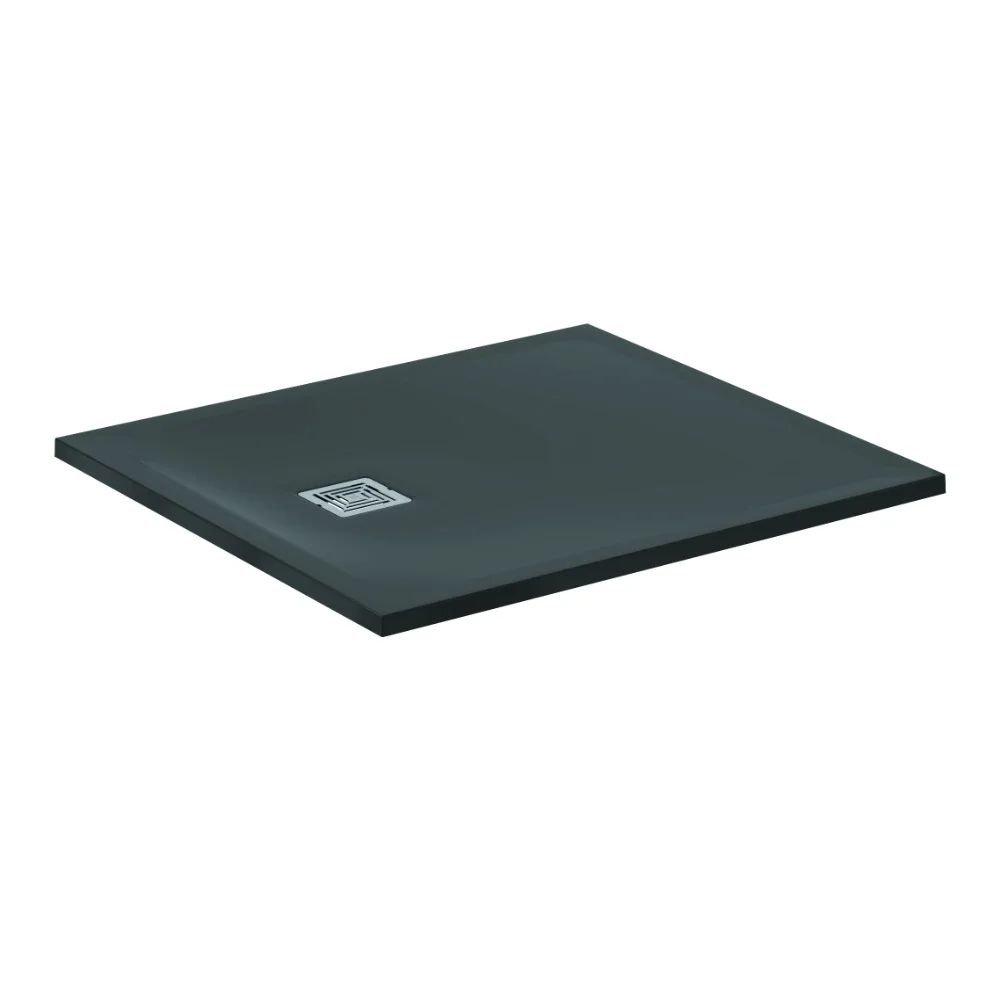 Ideal Standard Ultra Flat S+ 1000 x 900mm Jet Black Rectangle Shower Tray