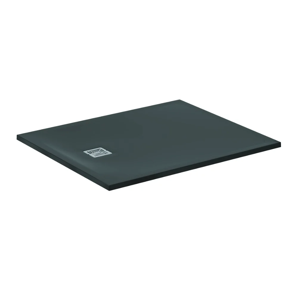 Ideal Standard Ultra Flat S+ 1200 x 1000mm Jet Black Rectangle Shower Tray