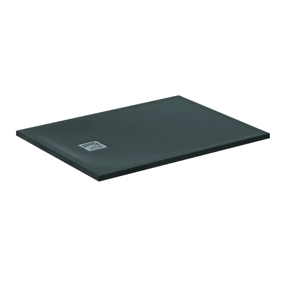 Ideal Standard Ultra Flat S+ 1200 x 900mm Jet Black Rectangle Shower Tray