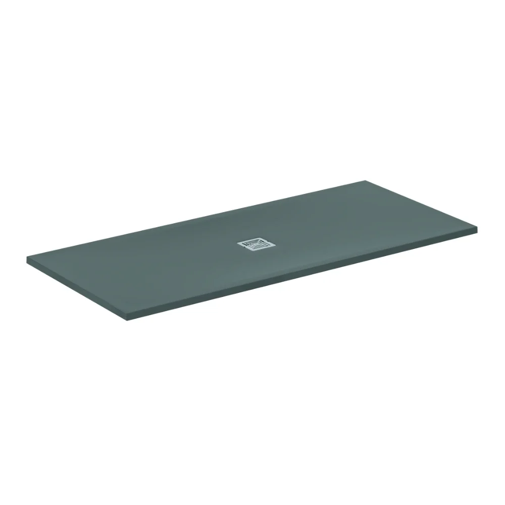 Ideal Standard Ultra Flat S+ 1800 x 800mm Concrete Grey Rectangle Shower Tray