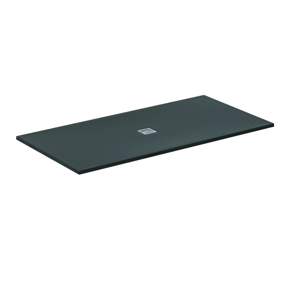 Ideal Standard Ultra Flat S+ 2000 x 1000mm Jet Black Rectangle Shower Tray