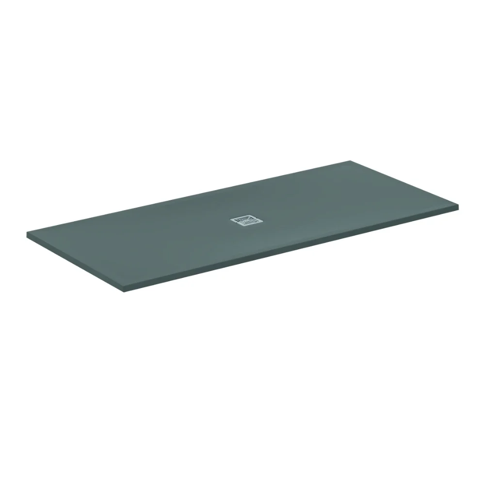 Ideal Standard Ultra Flat S+ 2000 x 900mm Concrete Grey Rectangle Shower Tray