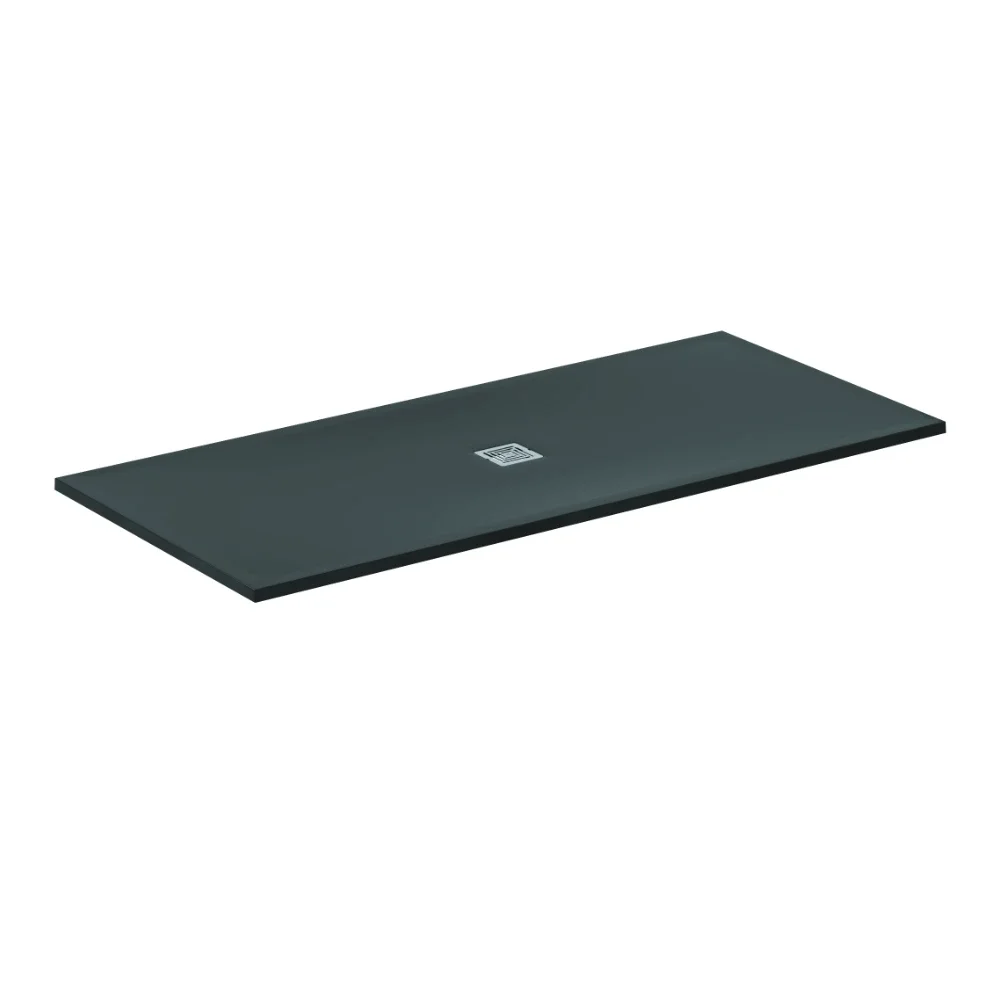 Ideal Standard Ultra Flat S+ 2000 x 900mm Jet Black Rectangle Shower Tray