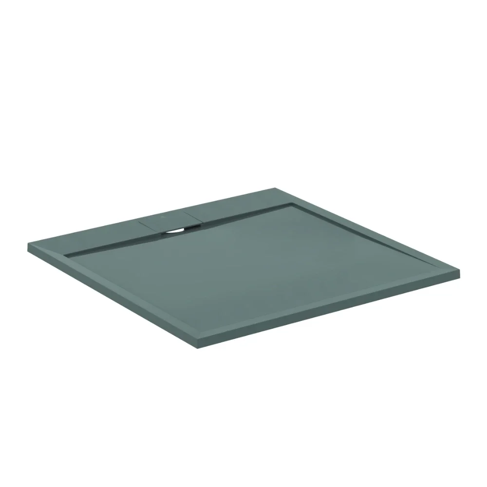 Ideal Standard Ultra Flat S i.life 1000 x 1000mm Concrete Grey Square Shower Tray