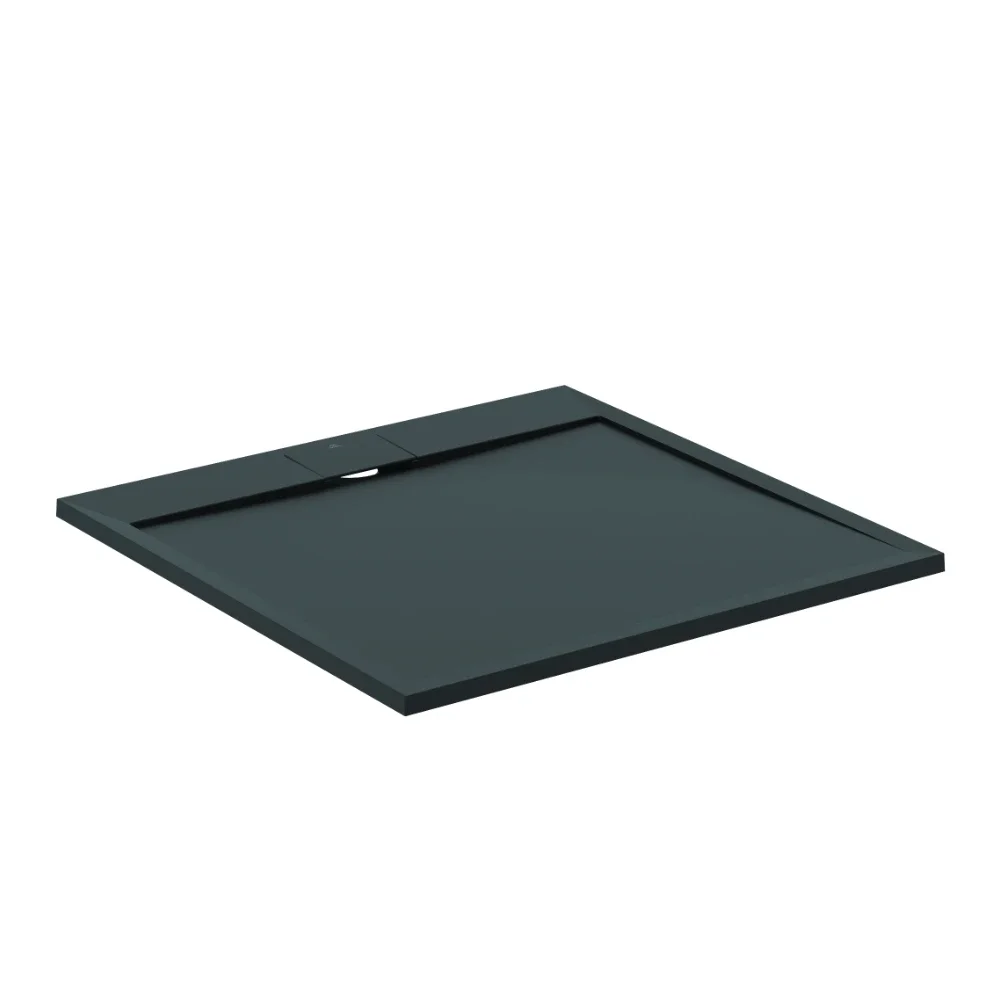 Ideal Standard Ultra Flat S i.life 1000 x 1000mm Jet Black Square Shower Tray