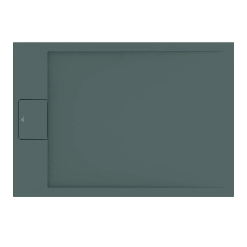 Ideal Standard Ultra Flat S i.life 1000 x 700mm Concrete Grey Rectangle Shower Tray