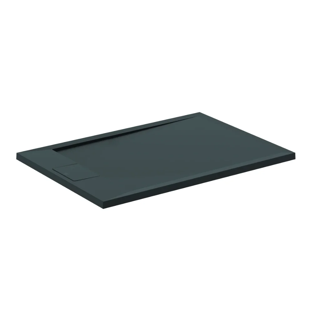 Ideal Standard Ultra Flat S i.life 1000 x 700mm Jet Black Rectangle Shower Tray