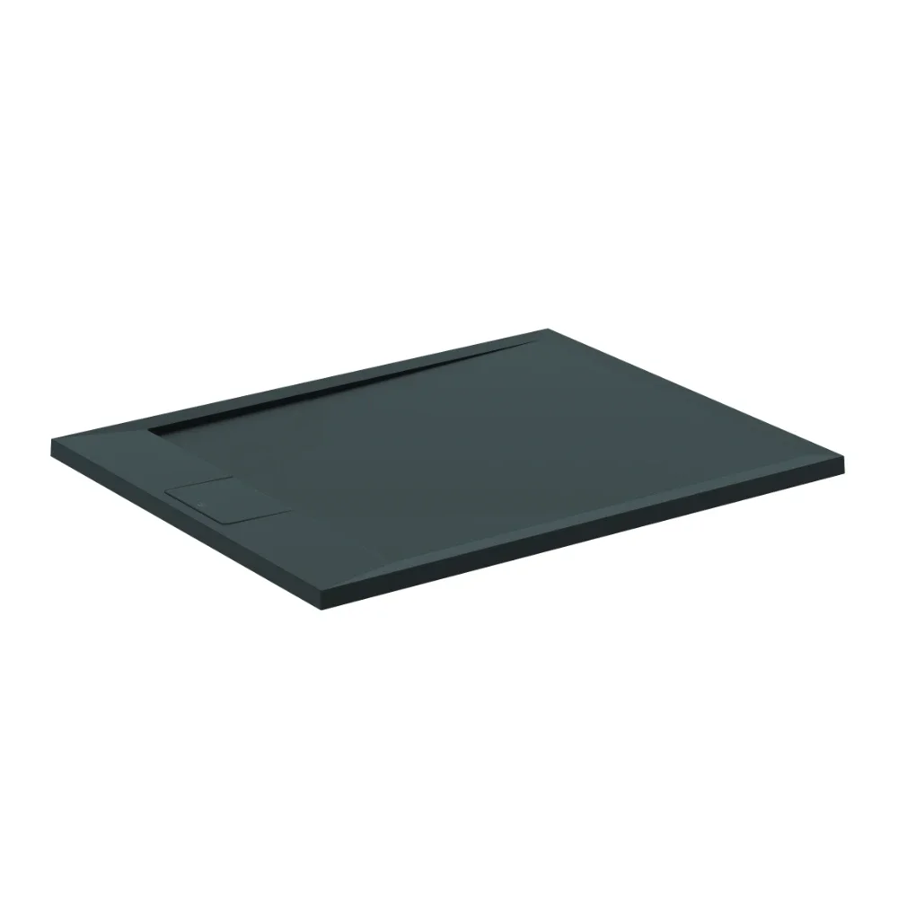Ideal Standard Ultra Flat S i.life 1000 x 800mm Jet Black Rectangle Shower Tray