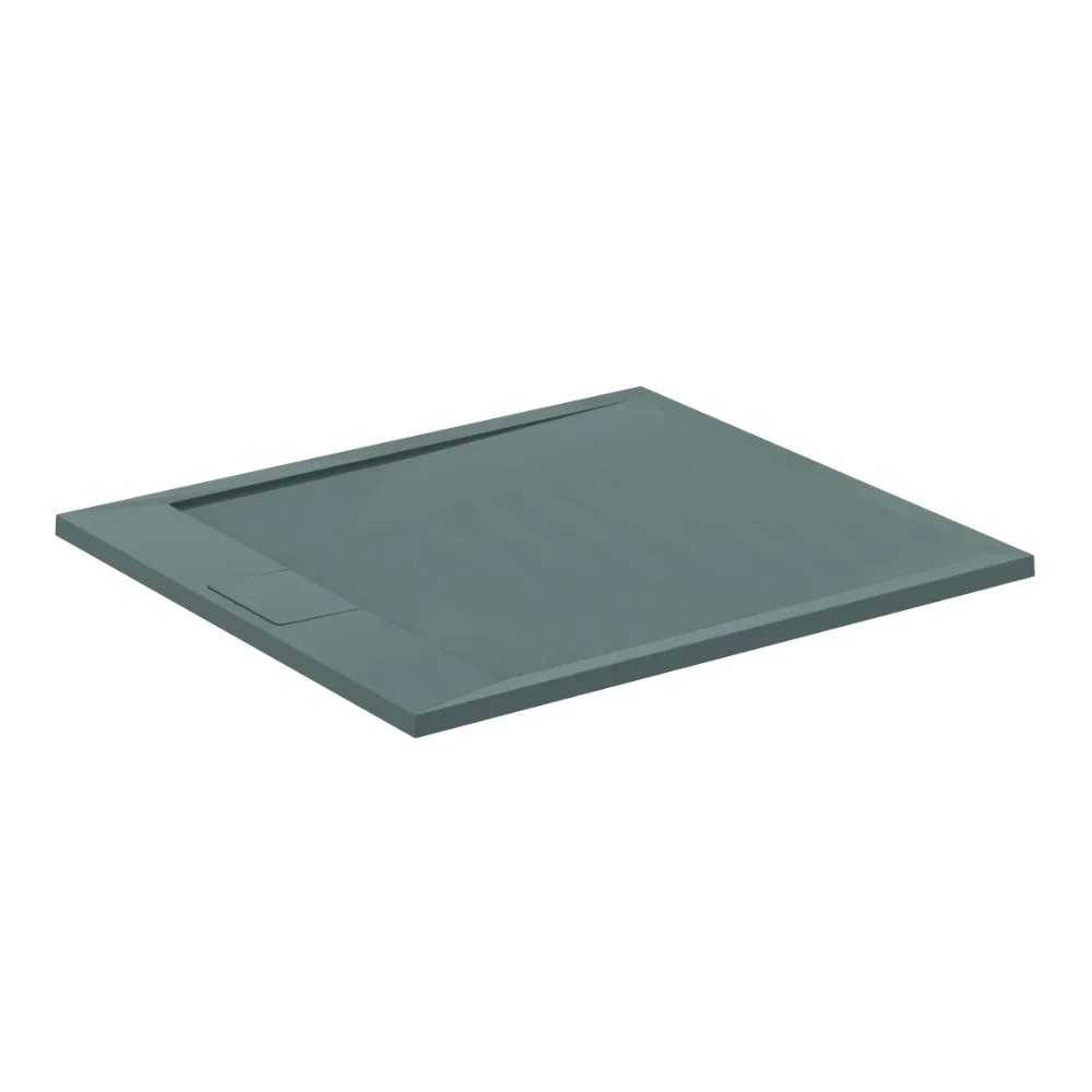 Ideal Standard Ultra Flat S i.life 1000 x 900mm Concrete Grey Rectangle Shower Tray
