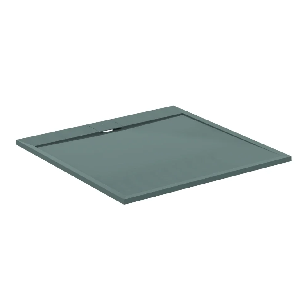 Ideal Standard Ultra Flat S i.life 1200 x 1200mm Concrete Grey Square Shower Tray