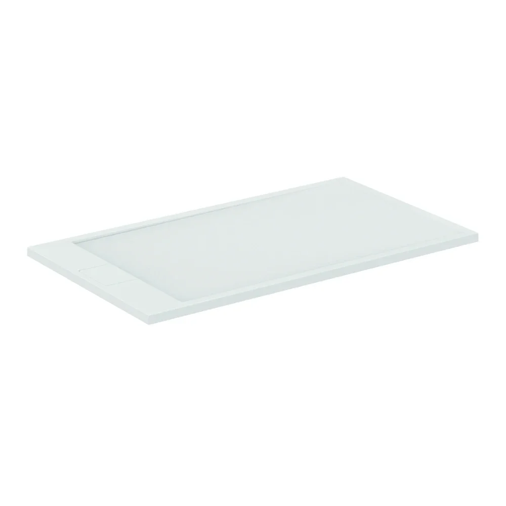 Ideal Standard Ultra Flat S i.life 1400 x 800mm Pure White Rectangle Shower Tray - End Waste