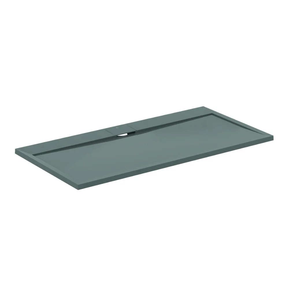Ideal Standard Ultra Flat S i.life 1600 x 800mm Concrete Grey Rectangle Shower Tray