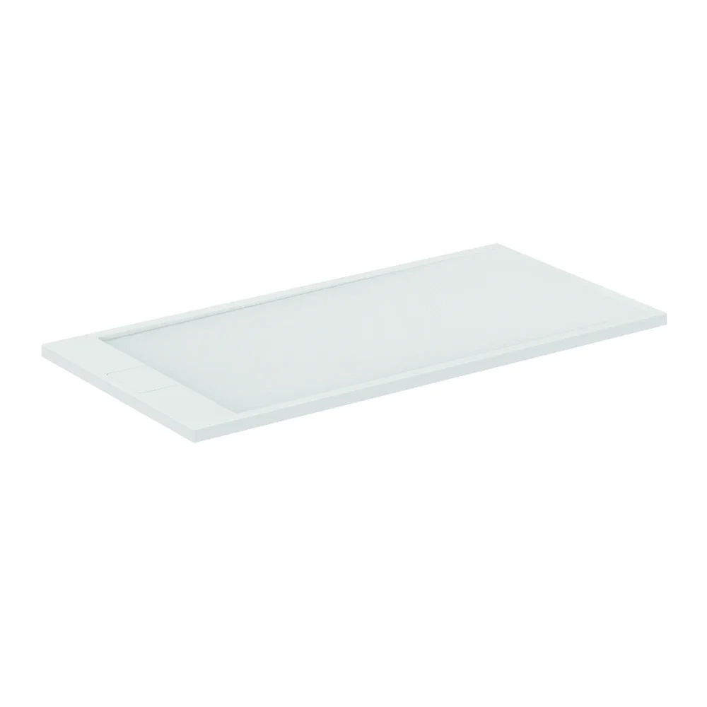 Ideal Standard Ultra Flat S i.life 1600 x 800mm Pure White Rectangle Shower Tray - End Waste