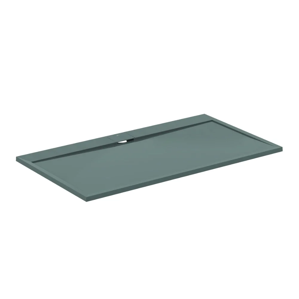 Ideal Standard Ultra Flat S i.life 1800 x 1000mm Concrete Grey Rectangle Shower Tray
