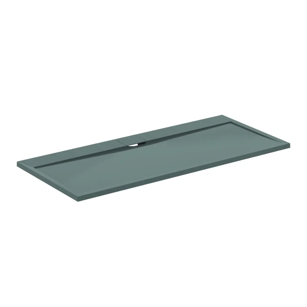 Ideal Standard Ultra Flat S i.life 1800 x 800mm Concrete Grey Rectangle Shower Tray