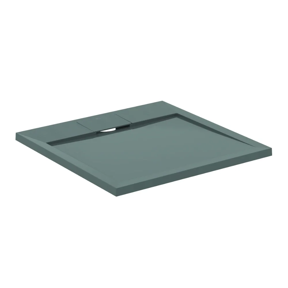Ideal Standard Ultra Flat S i.life 700 x 700mm Concrete Grey Square Shower Tray