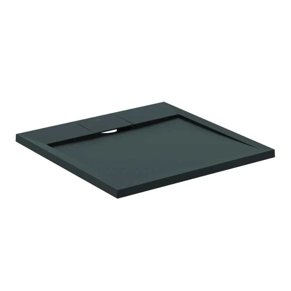 Ideal Standard Ultra Flat S i.life 700 x 700mm Jet Black Square Shower Tray