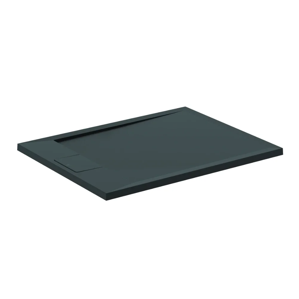 Ideal Standard Ultra Flat S i.life 900 x 700mm Jet Black Rectangle Shower Tray