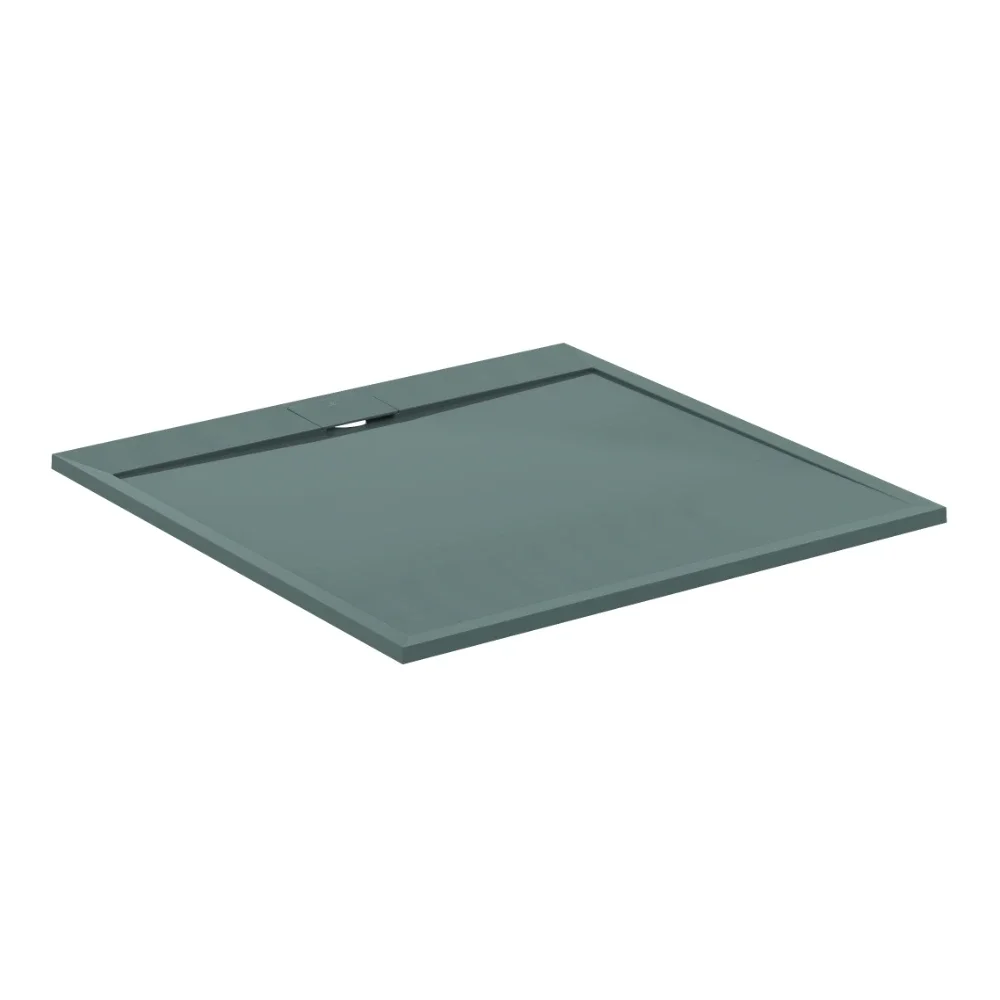 Ideal Standard Ultra Flat S i.life Concrete Grey Square Shower Tray