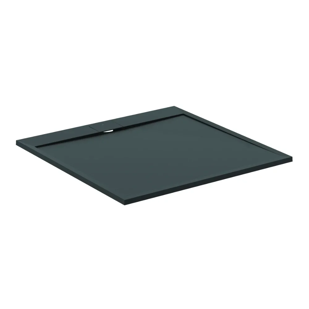 Ideal Standard Ultra Flat S i.life Jet Black Square Shower Tray