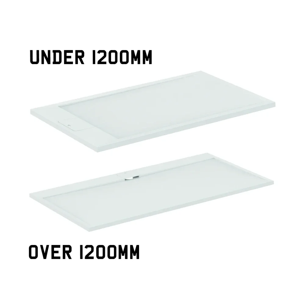 Ideal Standard Ultra Flat S i.life Pure White Rectangle Shower Tray
