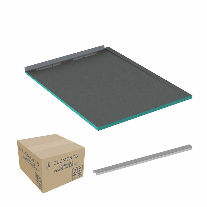 Abacus Infinity Wet Room Tray - Left Hand - 1400 x 950mm