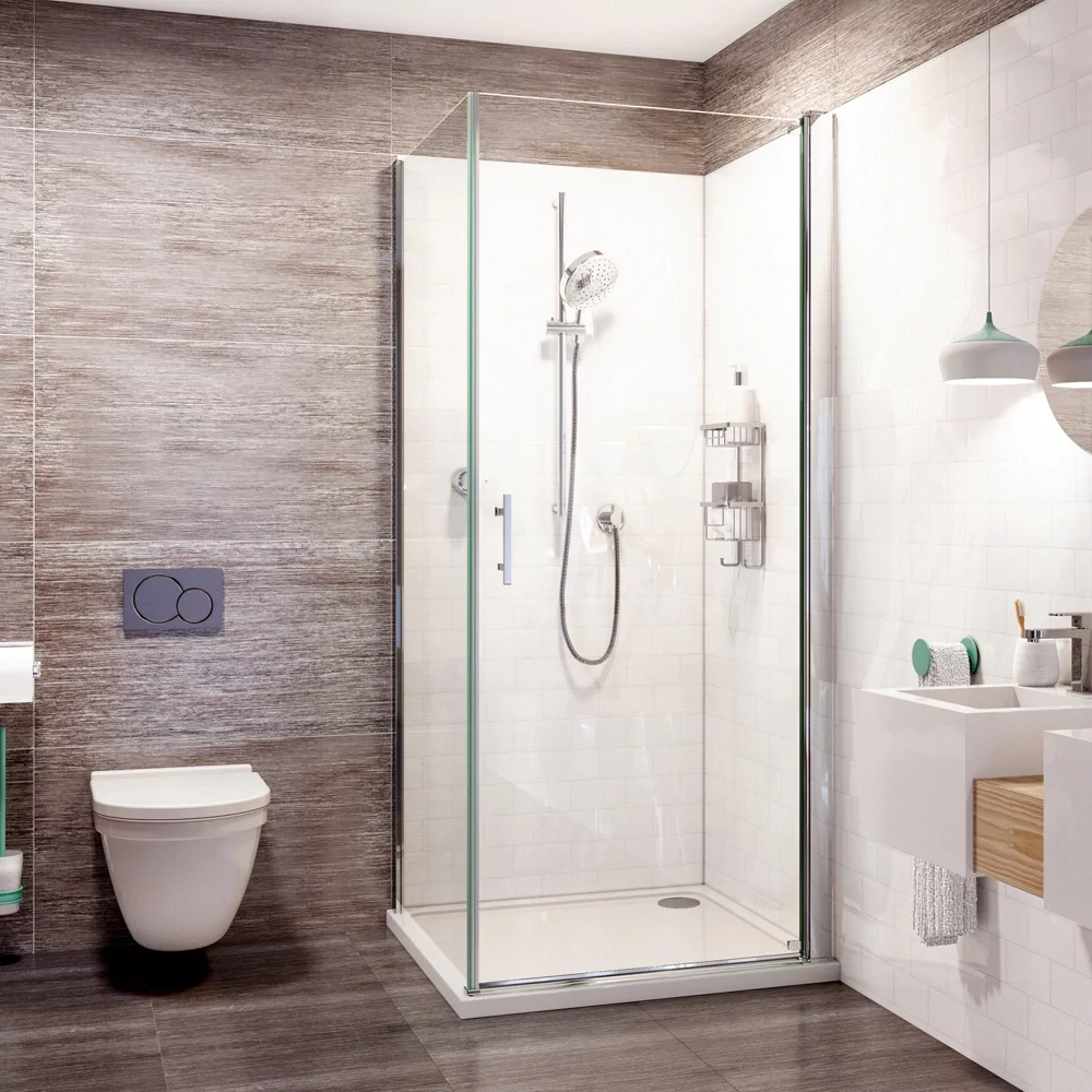 Roman Innov8 760mm Pivot Door for Corner Fitting DOOR ONLY