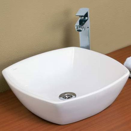 Jaquar Aria Countertop Basin - 420 x 420mm - ARS-WHT-39901