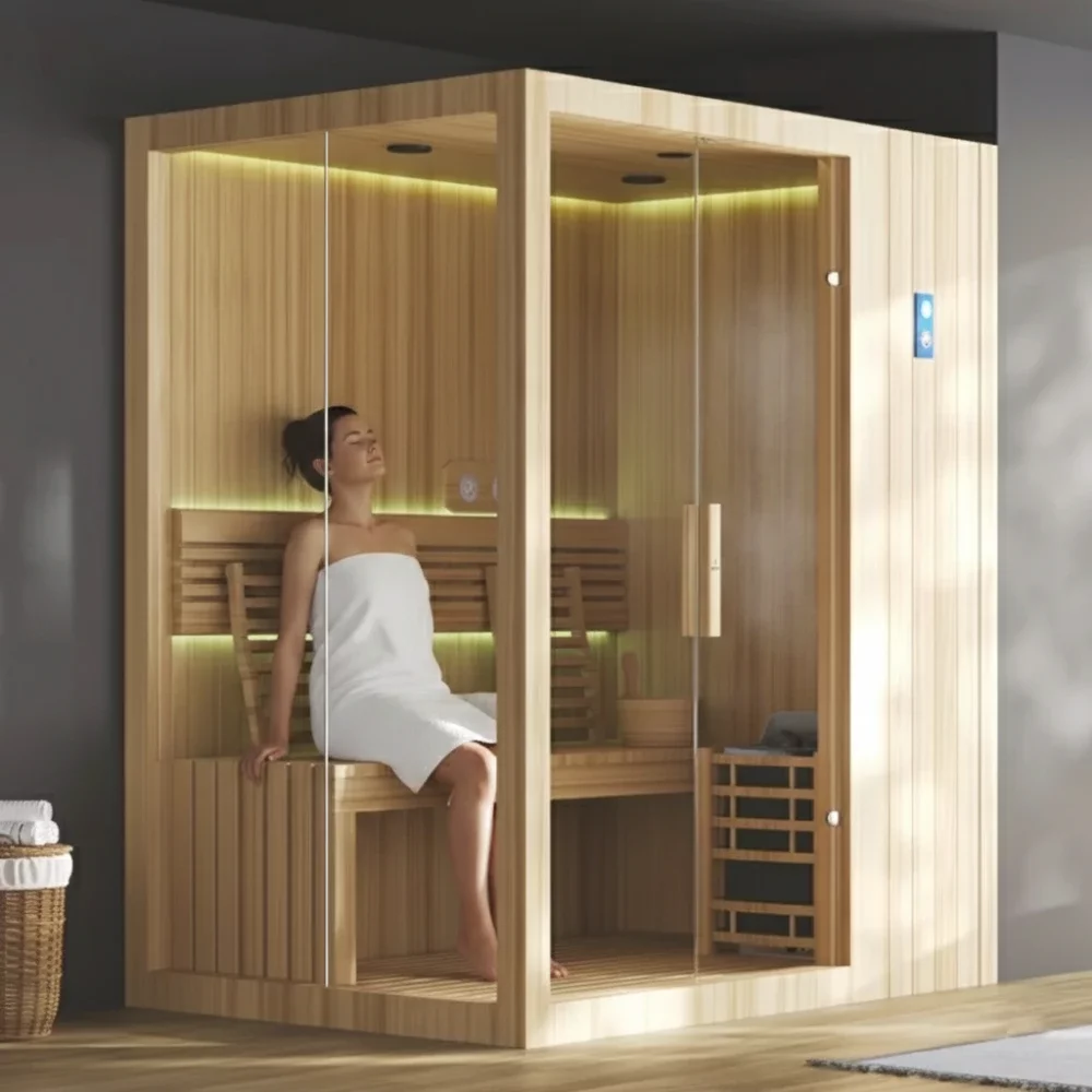 Jaquar Kubix Two Person Traditional Home Sauna