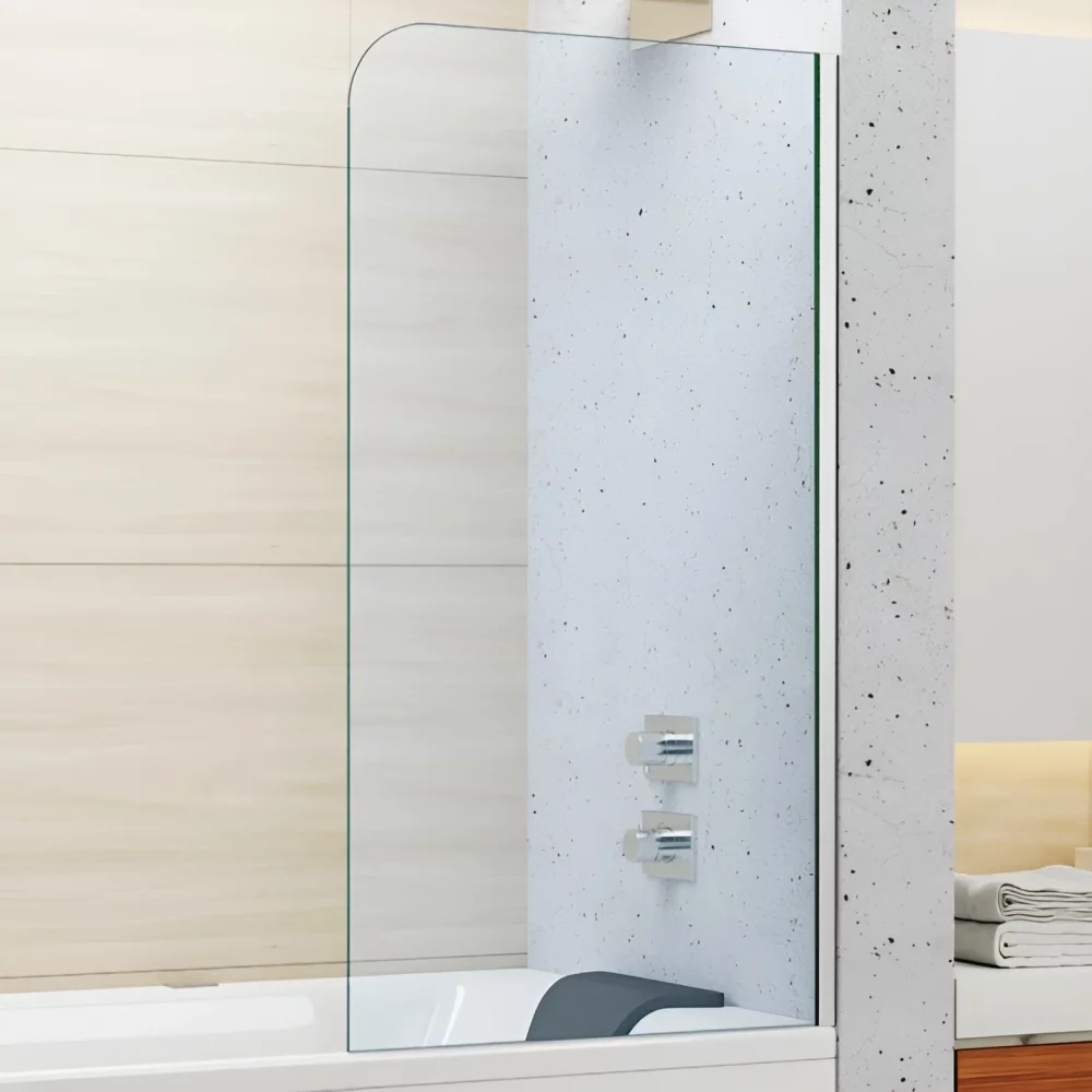 Jaquar Tub Mounted Free Standing Bath Screen In Chrome