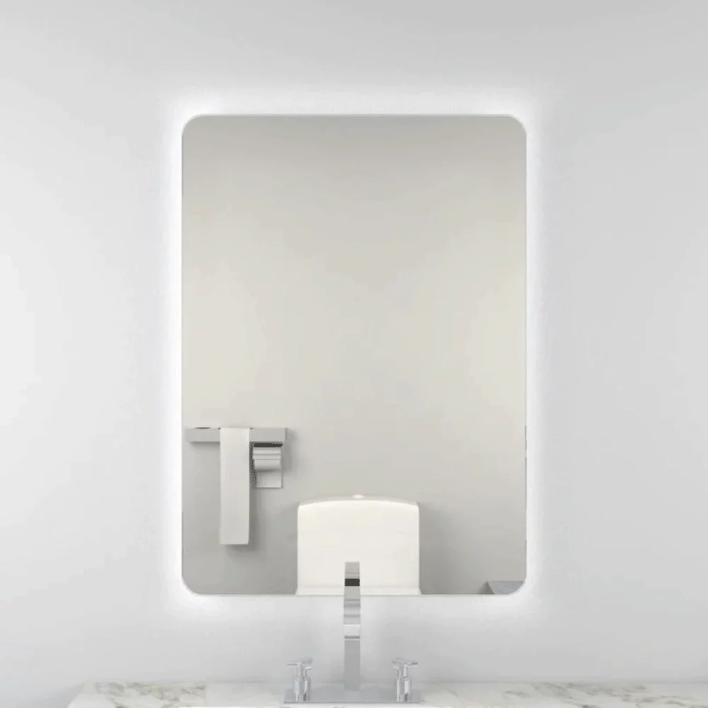 Kartell Garda 700mm x 500mm LED Bathroom Mirror With Demister Pad & Shaver Socket